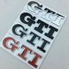 AABIK1 Metal GTI Logo Car Rear Trunk Emblem Side Sticker for Volkswagen VW Golf 4 5 6 7 8 Polo Jetta Tiguan Passat