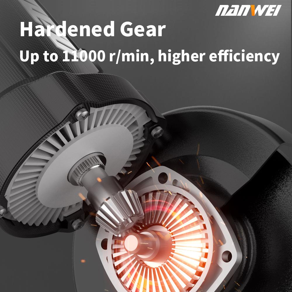 NANWEI Угловая шлифовальная машина переменного тока 125 мм