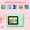Детская камера мгновенной печати 1080P с фотобумагой для печати Мгновенная печать Камера USB Зарядка Рождественские Подарки на День рождения для 3-12 лет