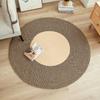 Hand-Woven Cotton Rope Woven Carpet Natural Style Floor Rug Soft Round Floor Mat  home decoration