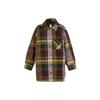Plaid Long Sleeve Collared Jacket Women Jackets Brown A6HA1-I30