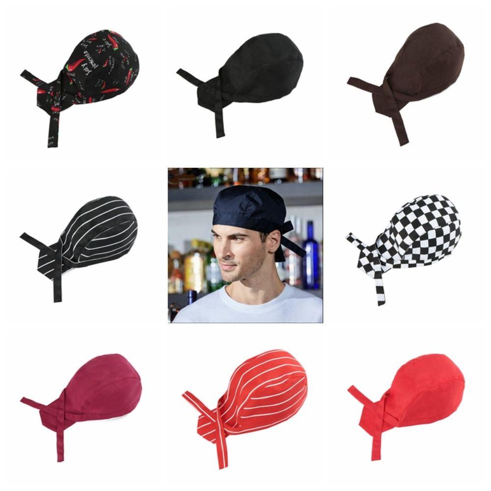 Регулируемая шляпа шеф-повара Дышащие шляпы официанта Рабочая шляпа Кулинарная шляпа унисекс