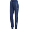 Adidas Оригинальные повседневные спортивные брюки со средней талией и принтом логотипа, женские брюки синего цвета FM2491