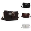Fashionable Small Square Pu Bag For Women With Zip Closure And Crocodile Pattern