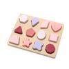 Silicone Puzzle Montessori Toys for Baby Kids Geometry Shape Matching Games Children Early Educational Toys 1 2 3years