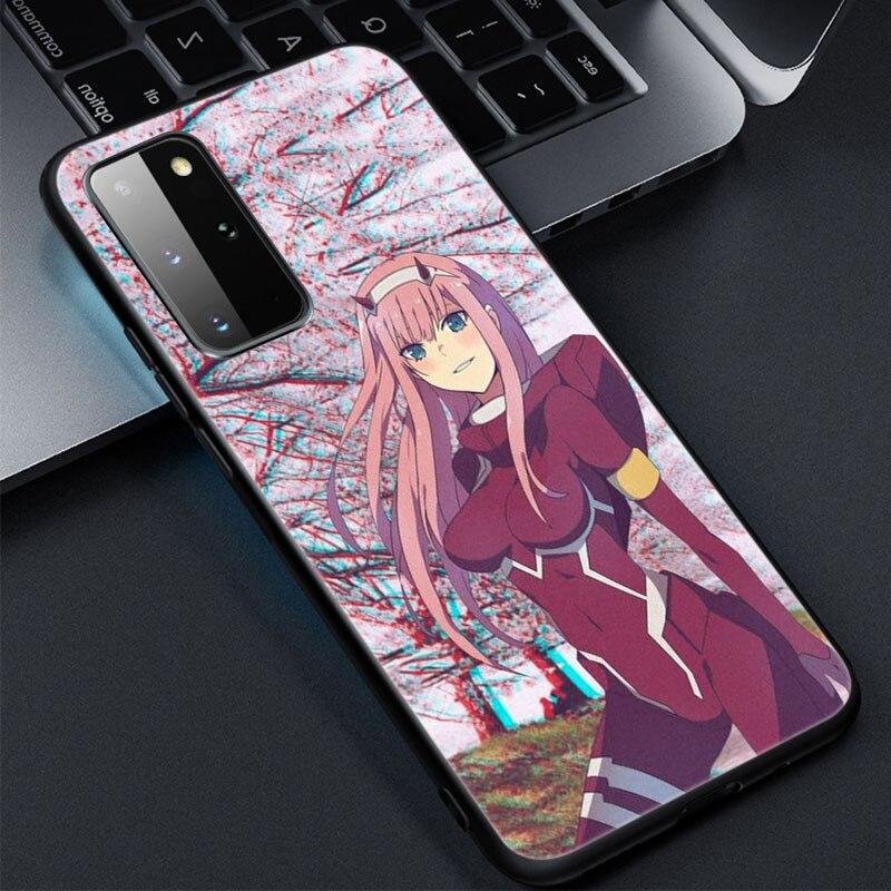 Чехол Zero Two Darling in the FranXX Anime для Samsung Galaxy S20 S21 FE S10 Lite Note 20 10 Lite S8 S9 S10E S10 Plus Ultra Cover