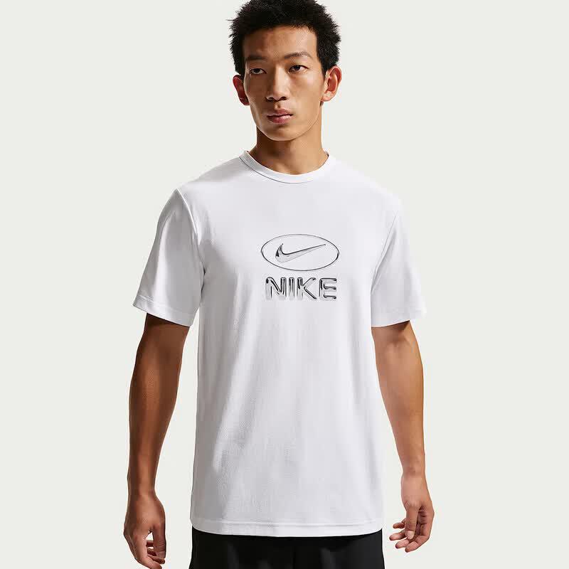 Nike Мужская вязаная рубашка с коротким рукавом