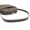 Louis Vuitton N51292 Damier Ipanema GM Pochette Shoulder Bag Canvas Ebene Brown