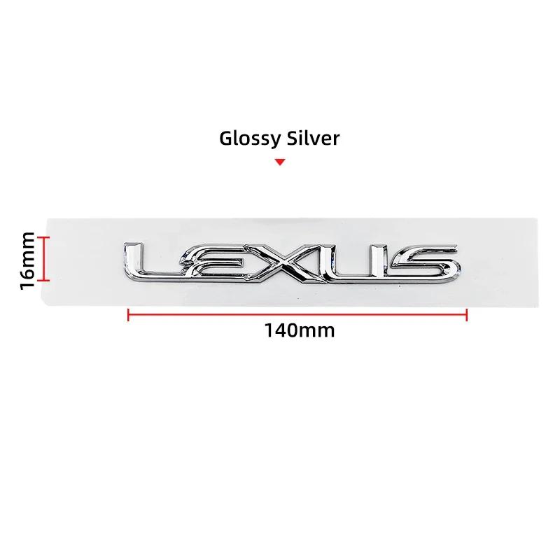 3D ABS Наклейка-значок с буквой на багажник автомобиля Для Lexus F SPORT Hybrid ES CT GS IS UX GX LBX NX RX 350h 450h аксессуары
