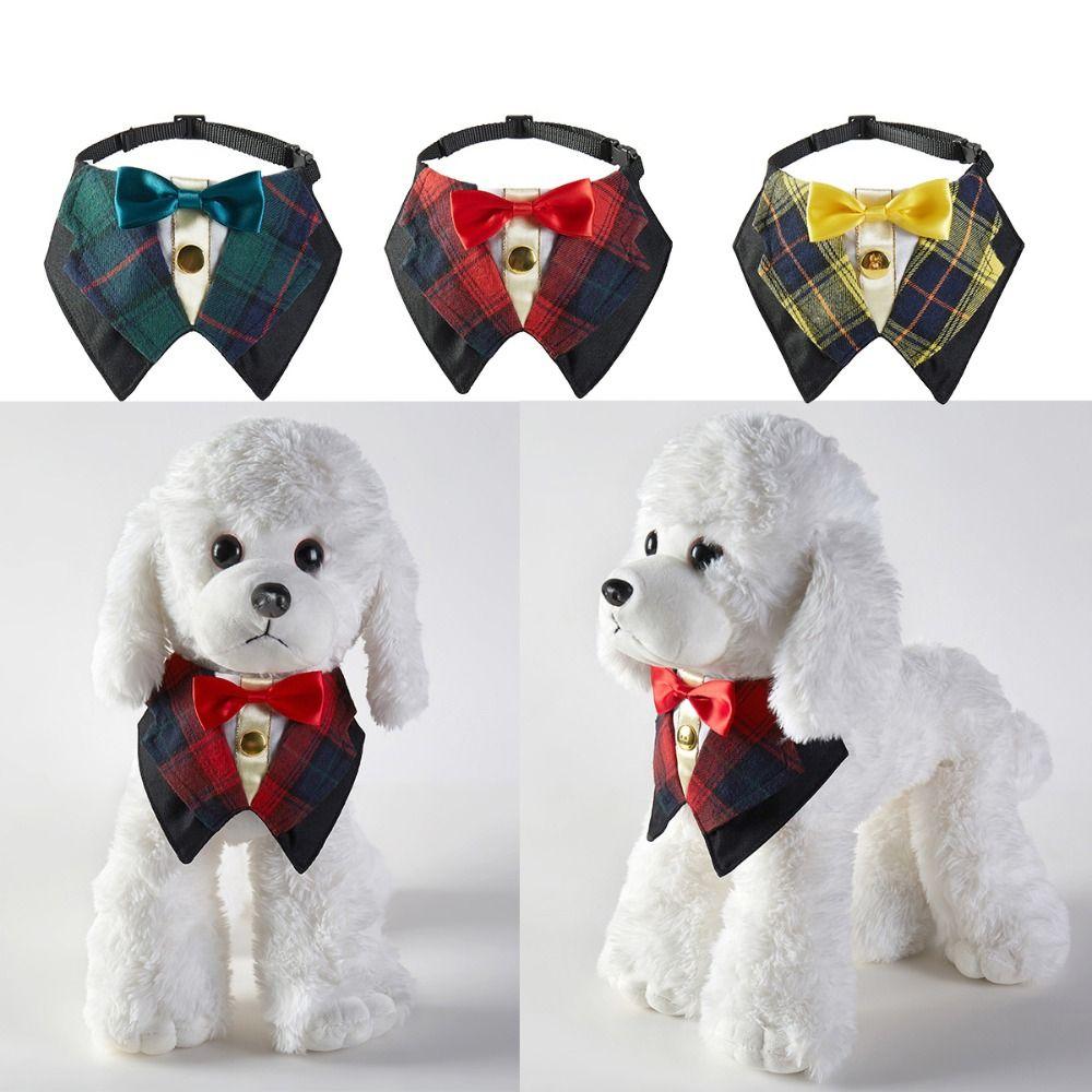 Pet Decoration Pet Costume Adjustable Pet Saliva Towel Comfortable Dog Necktie Collar  Puppy