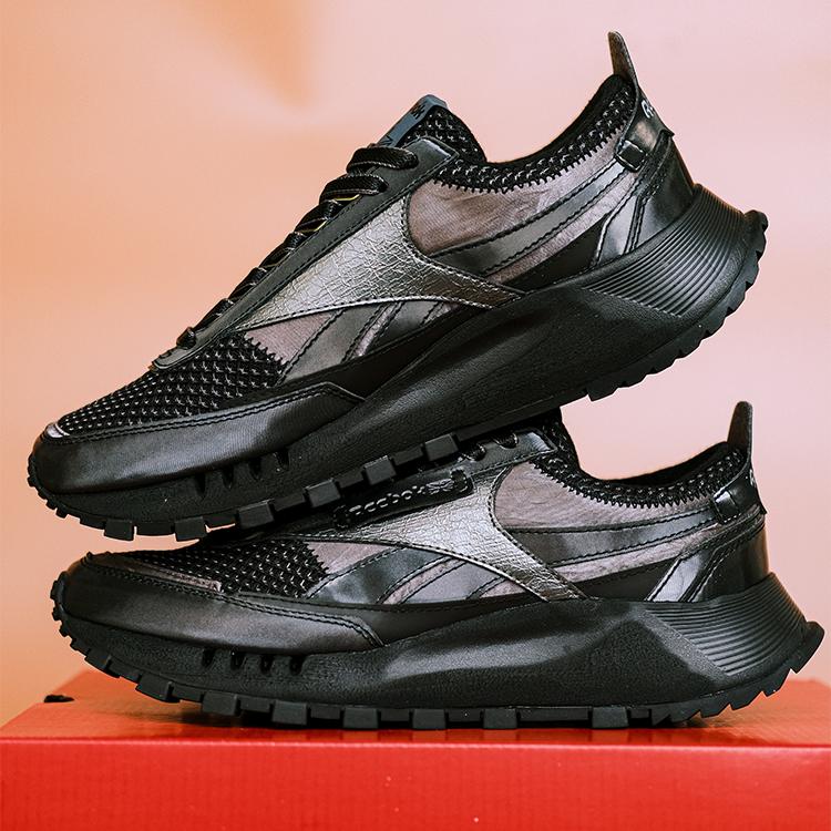 Reebok Cl Legacy W+ Модные лазерные спортивные Удобные Универсальные Туфли для повседневного трейлраннинга в стиле Миллениум с низким верхом Унисекс кроссовки 25SRC905U1GH0