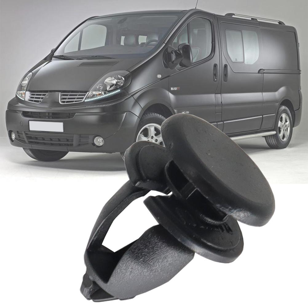 20 шт., зажимы для внутренней панели боковой двери автомобиля, фиксаторы, крепежные детали для Renault Trafic Kangoo Clio OE #7703077434, автомобильные аксессуары