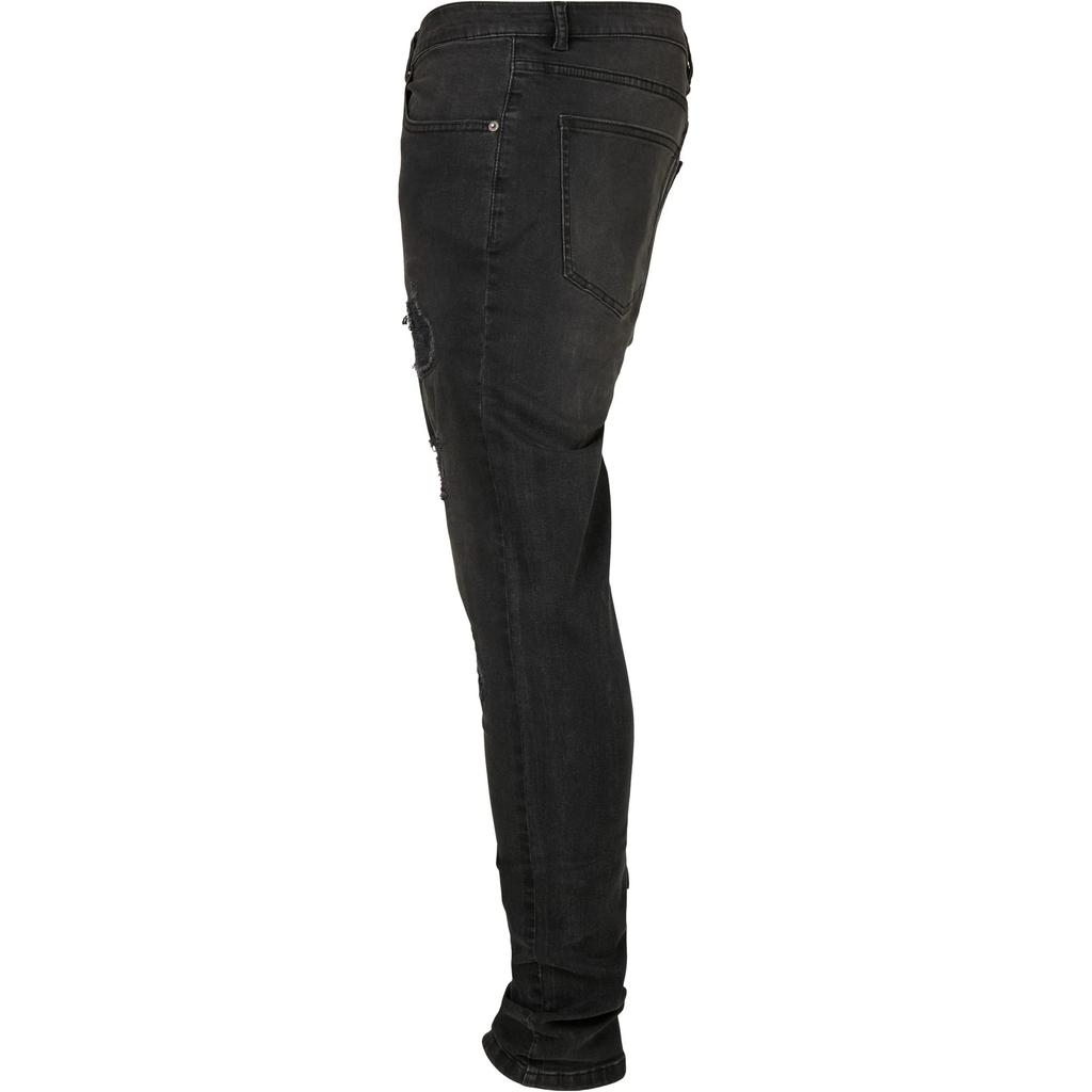 Urban Classics Mens Heavy Destroyed Slim Jeans