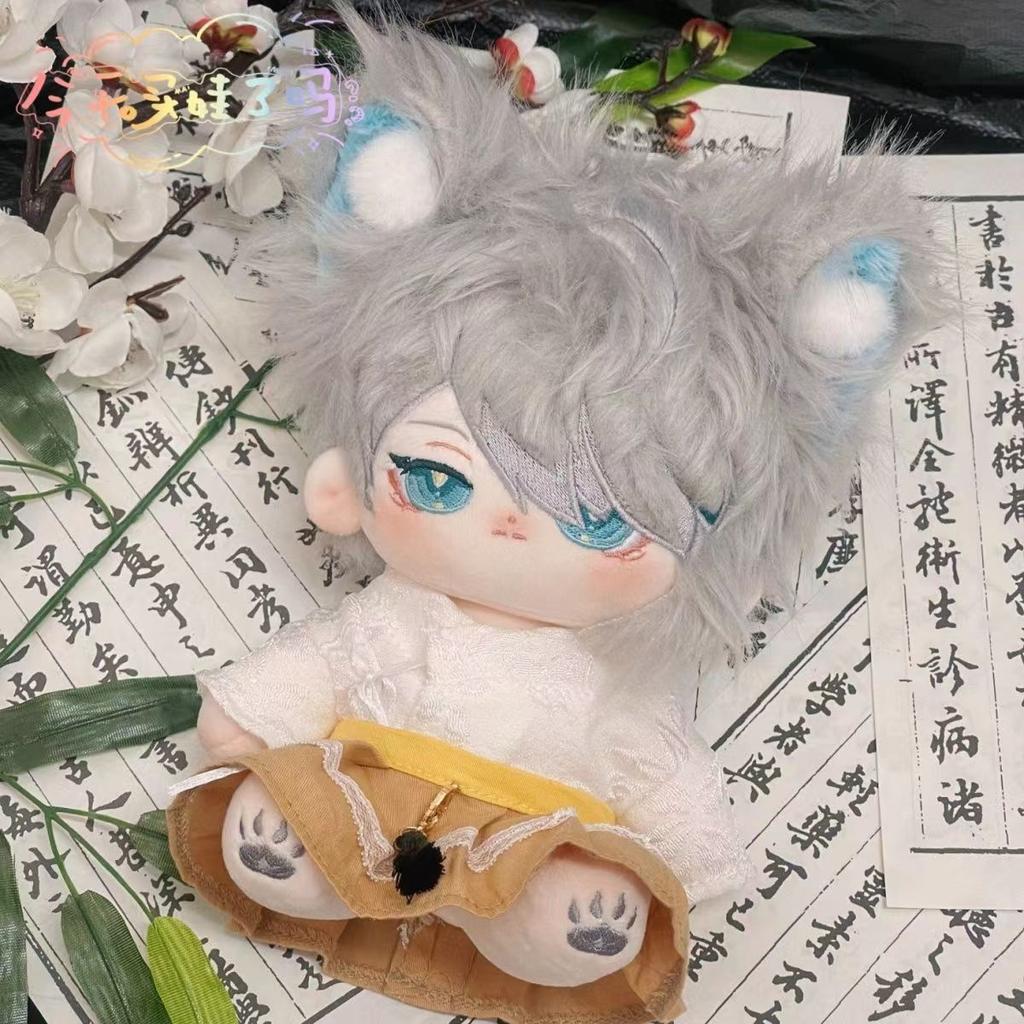 20 см Куклы из хлопка Геншин Импакт Аль-Хайтам Аниме Периферия Мягкая Плюшевая Кукла-Марионетка для Переодевания с Костюмом Коллекционный Подарок для Детей