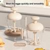 Egg Whisk Cup Manual Hand-Pressed Drinks Mug Pre-Meal Preparation Portable Leftovers Egg Mixer Cup Pre-meal Preparation Tool