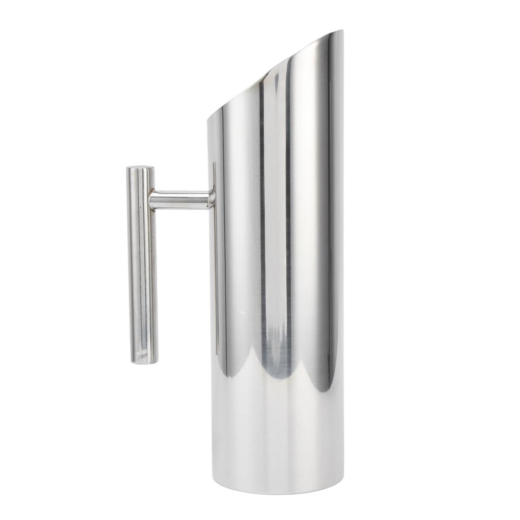 Кувшин из нержавеющей стали Прочный 304 Нержавеющая сталь Большая вместимость Эргономичная ручка Жаростойкий Обтекаемый кофейный кувшин