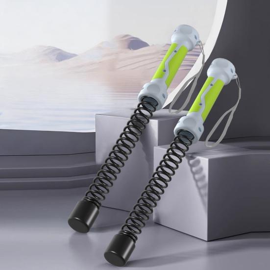 2 шт. 3-в-1 Безверёвочная Боевая Скакалка Мужчины Женщины Тренажер для Рук Кардио Силовая Тренировка Мышц Беспроводная Скакалка для Тренировок Домашний Тренажерный Зал Фитнес-Оборудование