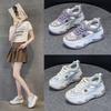 2510 увеличение внутренней высоты 7 папины кроссовки женские весна новые универсальные толстая подошва полые