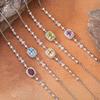 Natural Gemstone Bracelet Women With Citrine Amethyst Garnet Topaz Olivine Sweet Style Crystal Jewelry