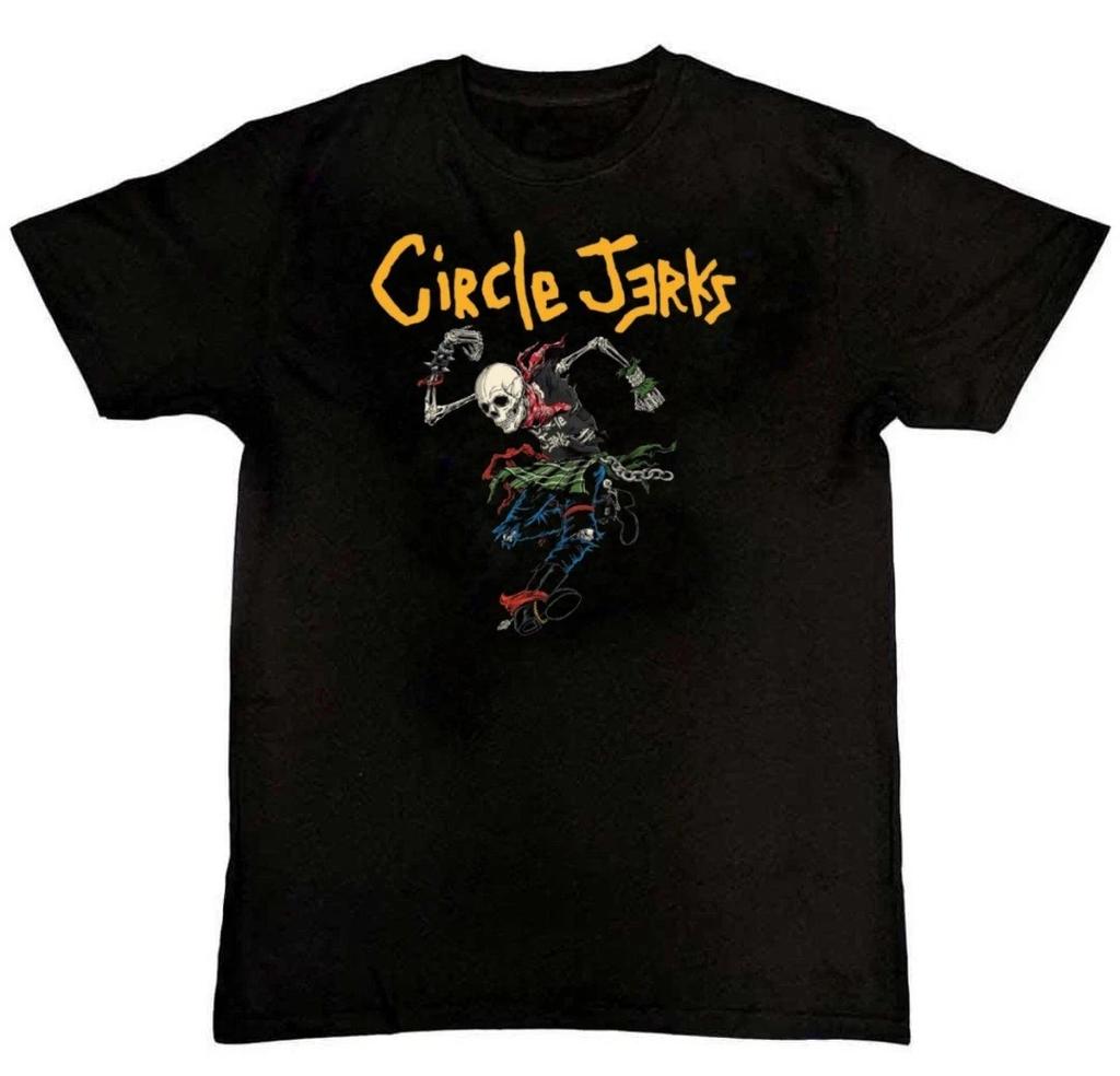 HOT NEW Circle Jerks band Graphic Print Unisex Mens 100% Cotton T-shirt Mens Tees Top