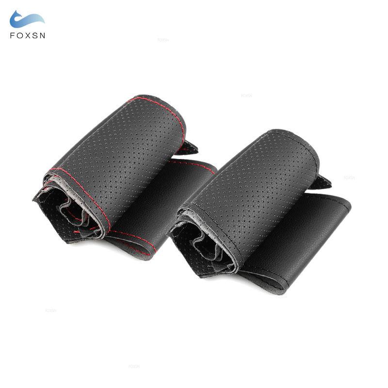 Автомобильный внутренний руль из микрофибры, кожаная накладка для Suzuki Celerio Vitara 2015-Swift 2011-2017 SX4 S-CROSS