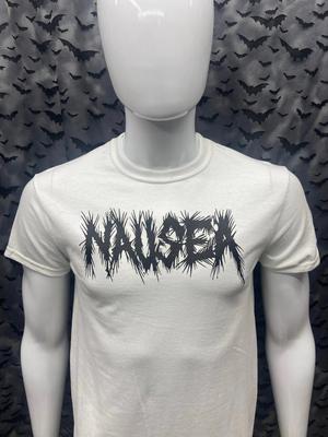 Футболка Nausea Анархо Краст Панк Группа Extinction Винтажная Блэк Метал DIY Унисекс