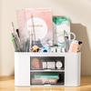Ящик для хранения косметики, перегородка для хранения канцелярских товаров, прочный держатель с несколькими сетками, держатель для хранения канцелярских принадлежностей для студентов, прочный магазин