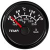24V 12v Dc Auto Water Temp Meter 40-120℃ 100-250℉ Water Temperature Gauge with 1/8 NPT Sensor 10MM Engine Temperature customized