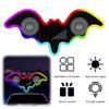Car Mounted Bat Atmosphere Light Solar Powered Wireless LED Decorative Rear Window Triangle Window Interior Colorful Neon Lights Neon Lights 4