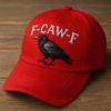 Популярная модная бейсболка Amazon 2025 года с 3D-цифровой печатью F-Caw-F Шапка-Ворона Воронья Шапка