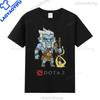 Футболки Dota 2 Игровые Герои Печатная Футболка Топ Shadow Fiend Pudge Axe Slardar Sven Kunkka Timber Унисекс Повседневные Графические Футболки