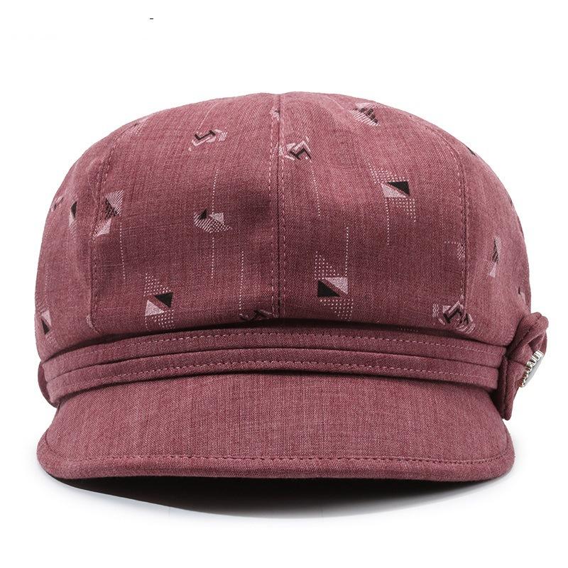 Middle-aged and elderly hats, women's spring and autumn caps, mother, grandmother, elderly, summer thin old lady cloth hat