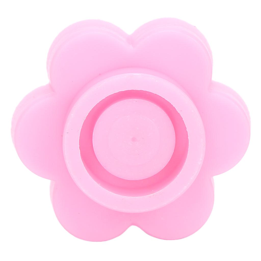 500 шт. Держатель для клея для наращивания ресниц в форме цветка, чашка для клея для наращивания ресниц, розовая