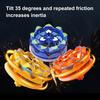 Spark Spinning Top Stress Relief Portable Luminous Gyro Collision Sparks Light-up Gyroscope Decompression Spinner Top Toy Kids Teens Adults Gift