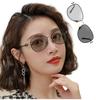 Polarized Discoloration Sunglasses for Fashionable Cool and Jewelry UV400 Small Face For Out 3 [REONAS] Women, Sunglasses, Elegant, Frame, Protection,