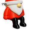 Hanging Leg Gnome Decor 3D Printed Christmas Shelf Sitter Figurine, Dangling Desk Statue, Decorative Pla Figures Sitting Santa Edge Ornament for Home