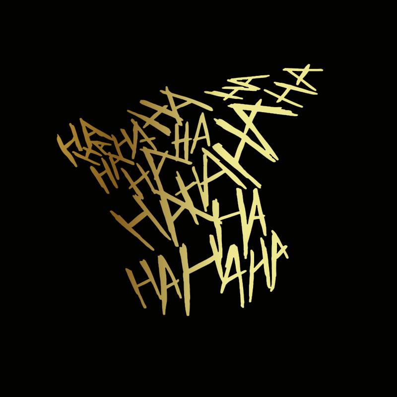 Автомобильная мотоциклетная наклейка HAHAHA Joker, наклейки на мотоциклетный шлем, светоотражающие наклейки для автомобиля, авто, забавная наклейка на шлем, виниловый Стайлинг, Декор