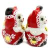 Waza no Kura Lucky Cat Украшение Kutani Ware Chibi Lucky Cat Санта Открытие Празднование Подарок На День Рождения Пара Подарок