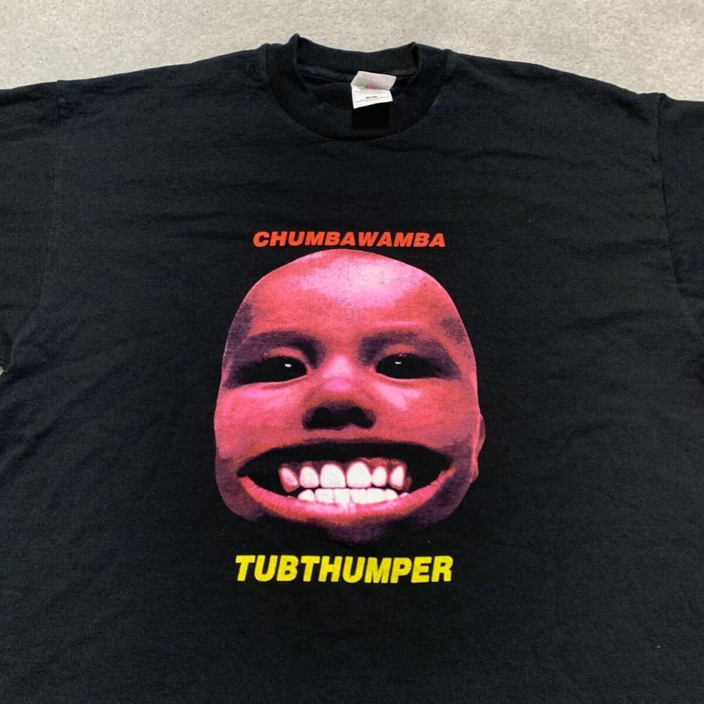 Винтажная футболка Chumbawamba 'Tubthumper' FL0352 Унисекс футболка