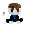Cute Blox Buddies Plush Toys Bacon Girl Game Peripheral Doll Black with Hat Yellow Decorative Doll Home Room Gifts Birthday Gift