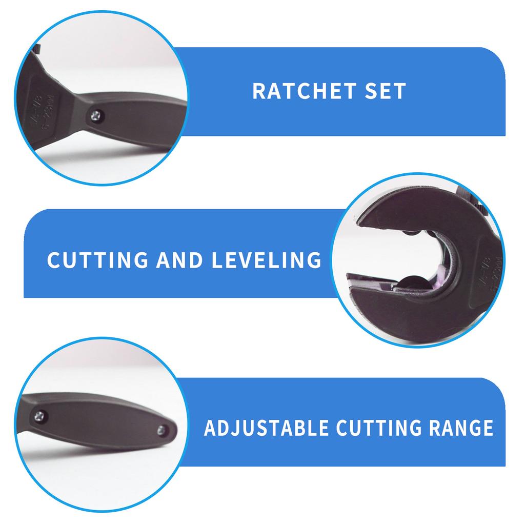 Режущий инструмент для труб с храповым механизмом для резки 6-23 мм нержавеющей стали, меди, алюминия, металла, медных труб, ручной инструмент для резки