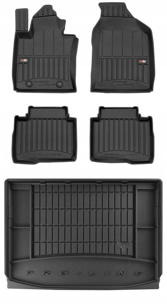 Set 3D Rubber Mats Mat Ssangyong Korando 4 From 2019- G Bw
