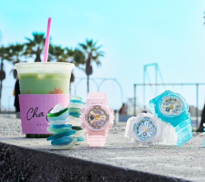 CASIO BABY-G BA-110SC-4ADR Модные мужские и женские наручные часы