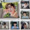 Чехол-подушка Cha Eun Woo Звезда Плюшевая ткань Мягкий Двусторонний Печатный Диван Теплый Зимний Дом Детский Подарок Наволочка
