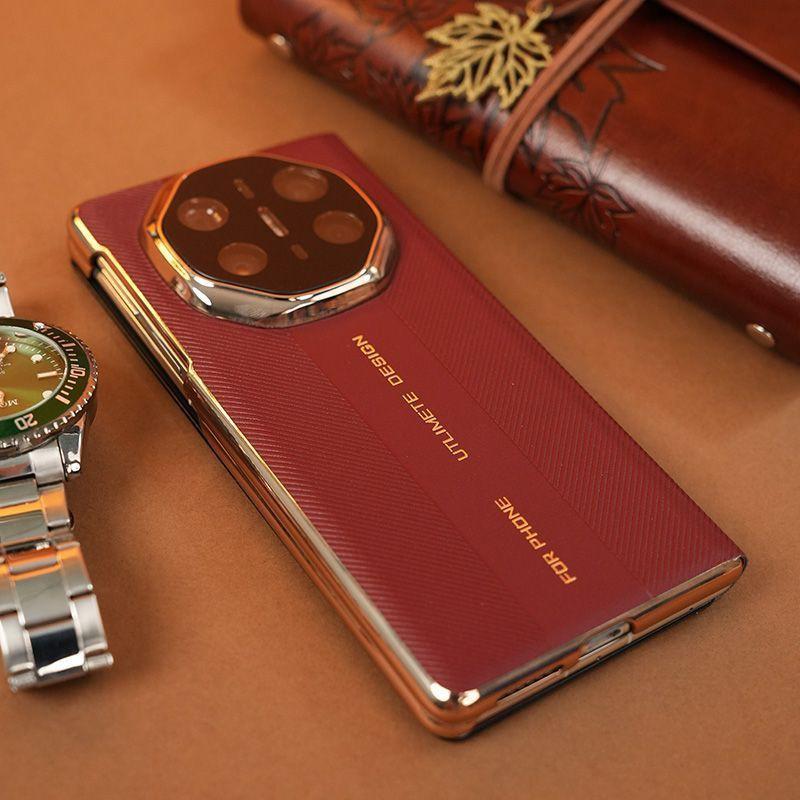 Premium Flip Case Mate X6 With Dual Hinge Design Magnetic View Window Shockproof Anti-Fingerprint PU Leather