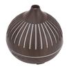 400ML Wood Grain Humidifier Desktop Aromatherapy Diffuser with Colorful Light Remote Control Auto