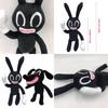Charming Siren Head Black Bunny Stuffed Doll Perfect For Kids And Horror Fans