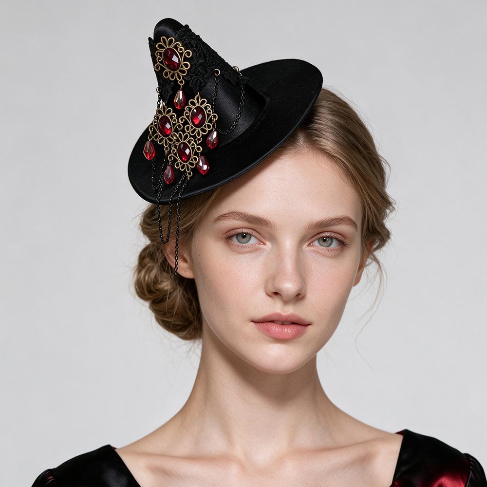 New Halloween Wizard Hat Magic Hat Witch Cosplay Party Props Hair Accessories FJ--