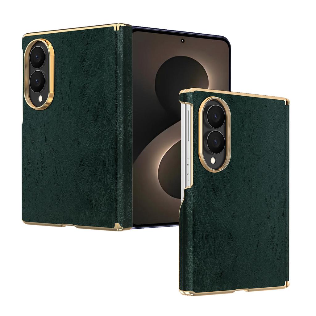 Luxury Velvet Texture for Magsafe Case for Samsung Galaxy Z Fold 8 Ultra Fold8 7 6 Dual-Axis Magnetic Hinge Camera Protect Cover