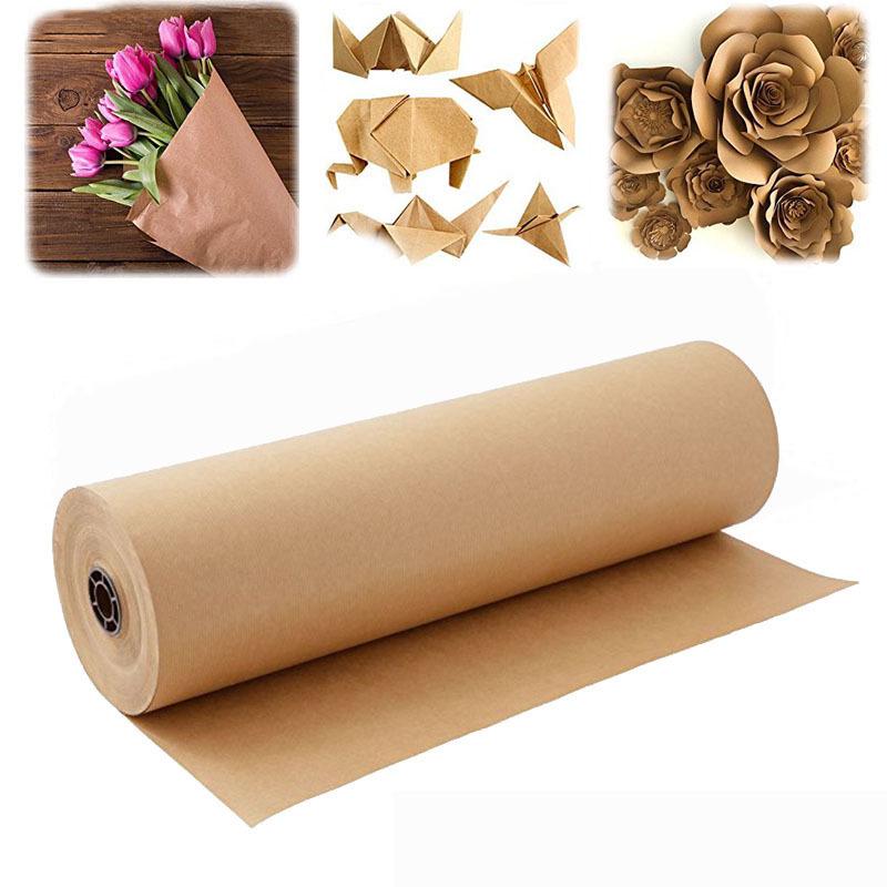 Multicolor Eco-Friendly Kraft Paper Roll for DIY Crafts & Gift Wrapping